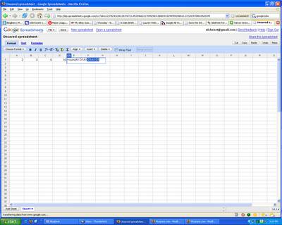 googlespreadsheets