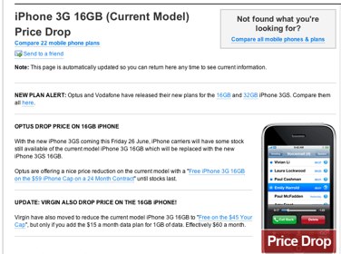 iPhone 3G 16GB (Current Model) Price Drop - The Age