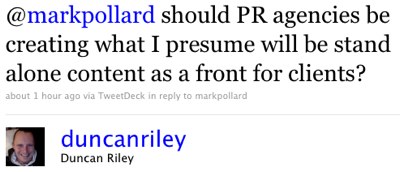 Twitter / Duncan Riley: @markpollard should PR age ...