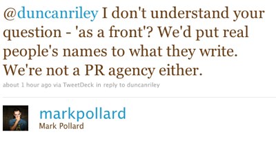 Twitter / Mark Pollard: @duncanriley I don't under ...
